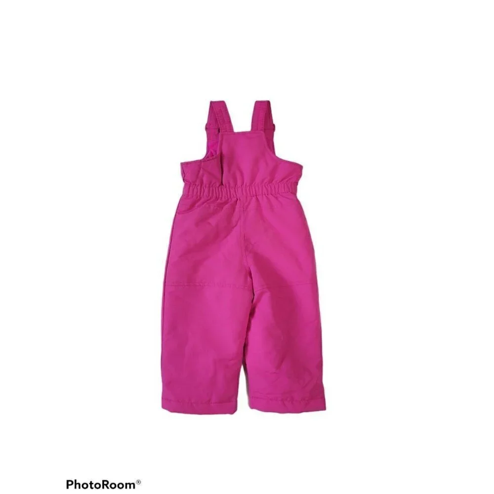 Wonder Kids Toddler Girls Pink Snowbib Size 2T